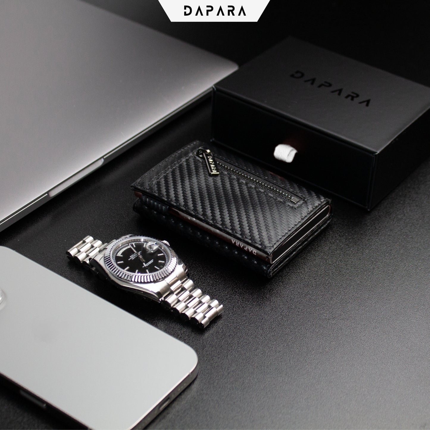 DAPARA Slim Wallet Icon – Premium Kartenetui
