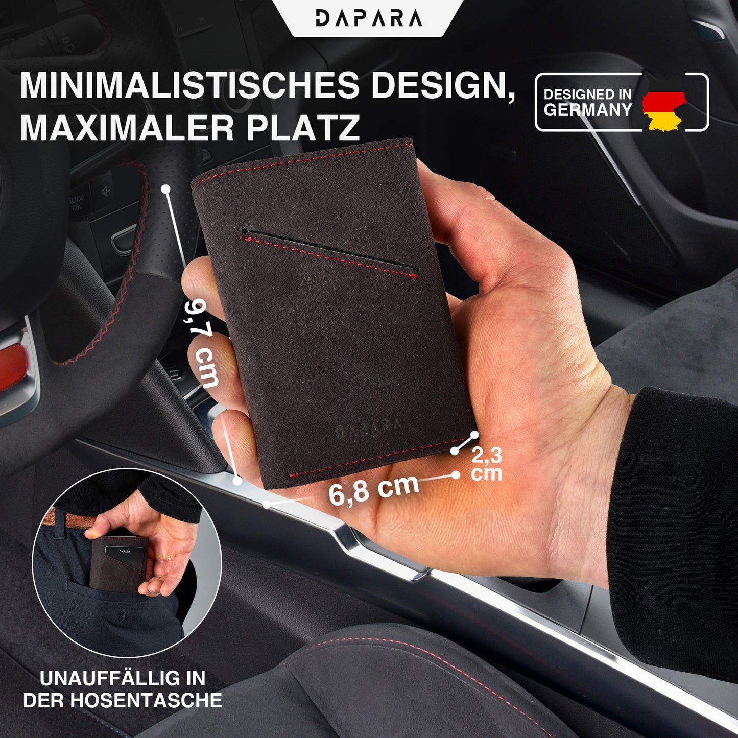 DAPARA Slim Wallet Icon – Premium Kartenetui