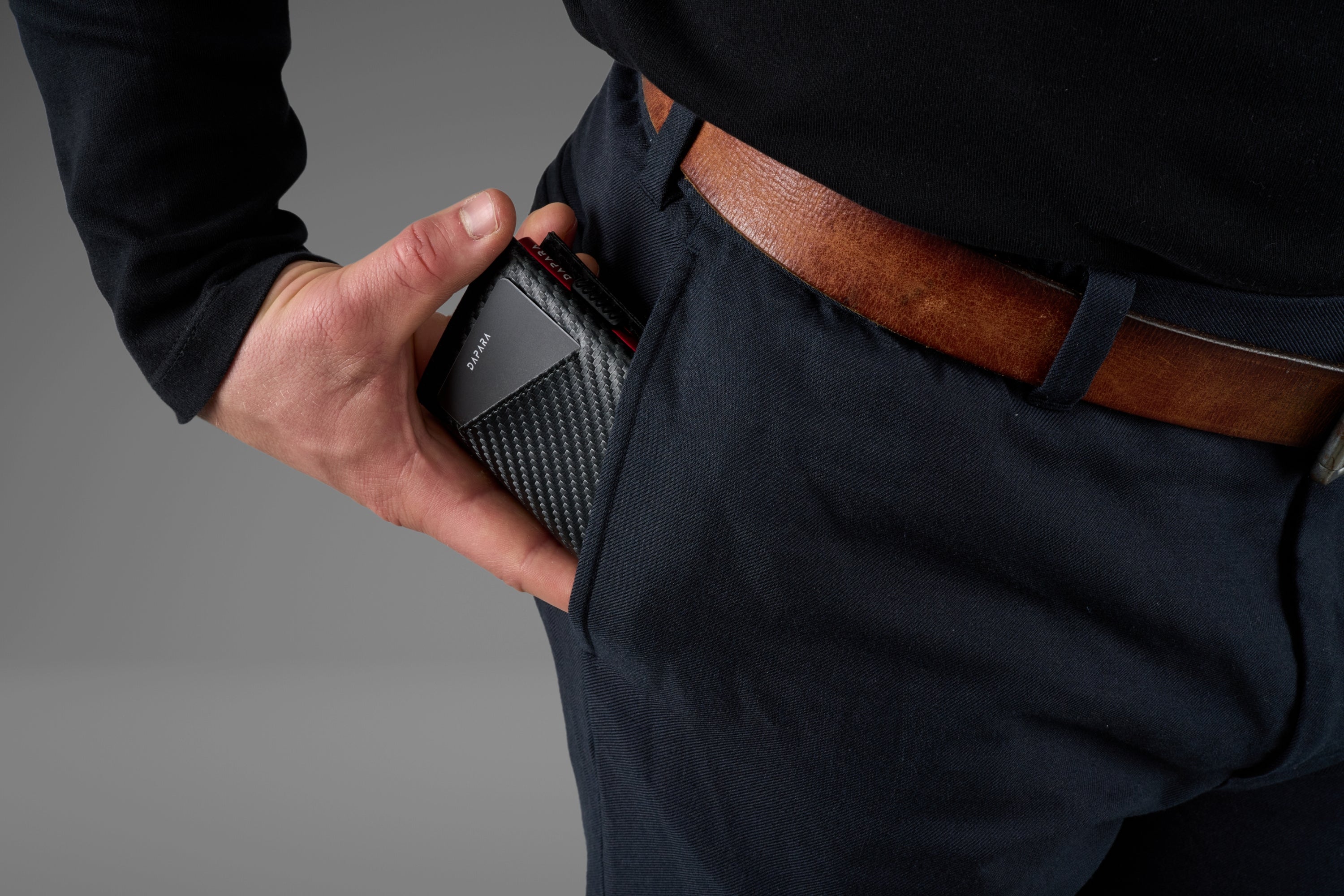 Slim Wallet Geldbörse mit Münzfach und RFID-Schutz - Dapara
